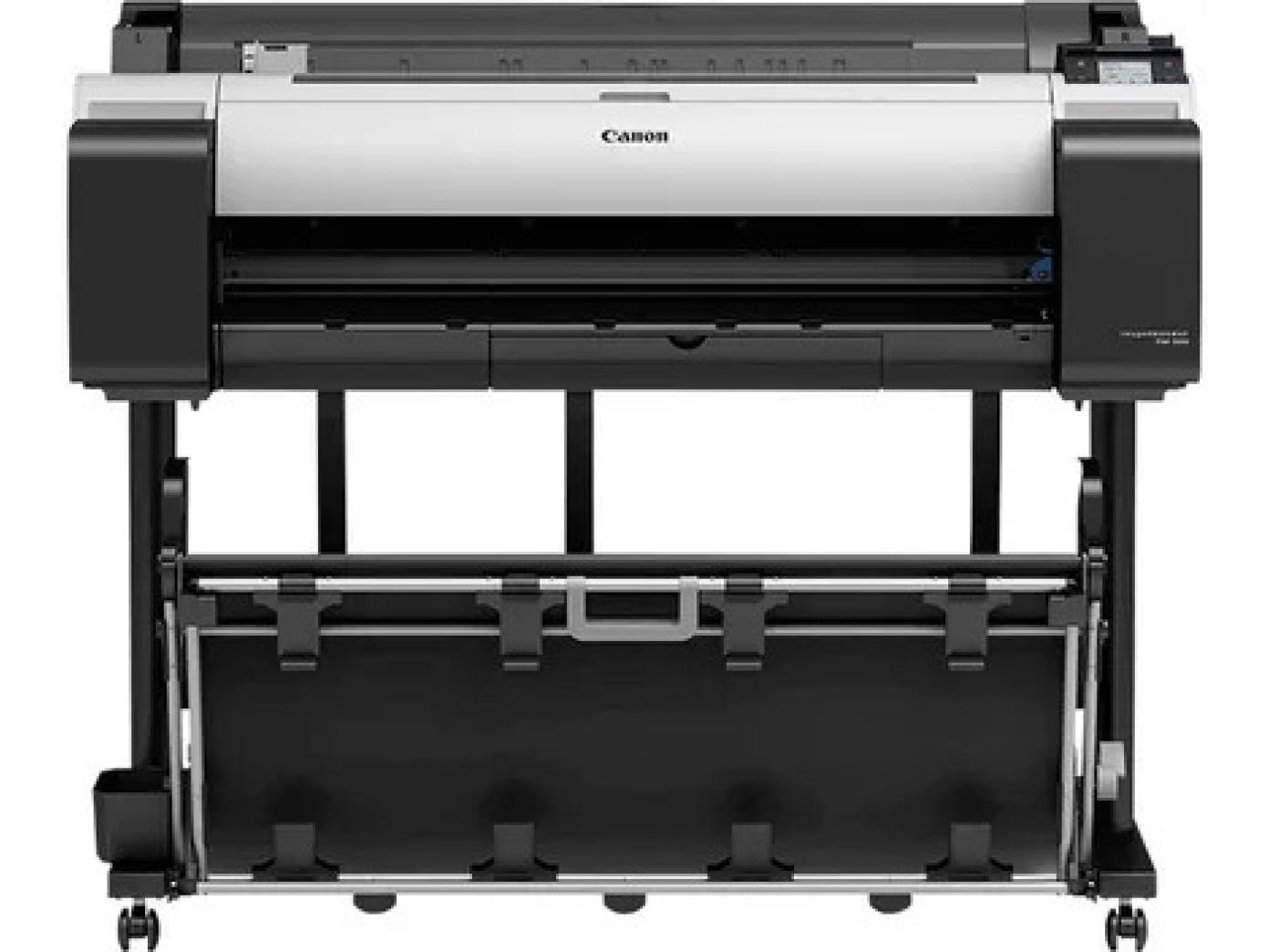 Foto af vores storformatprinter